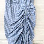 Veronica Beard  Teagan Striped Dress Blue Kelly Green size 4 Photo 9