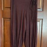 Anthropologie S Rung Ruang Harem Joggers dark maroon O/S Photo 0