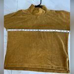 Madewell Texture & Thread Velour Corduroy Mockneck Top in Gold size medium Photo 8
