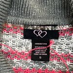 it's our time Women’s Small It’s Our Time Pink & Gray Cardigan Sweater Photo 2