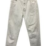 Gap  Cheeky Straight High Rise Button Fly Jean‎ White Size 29 Photo 0