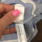 Lucky Brand  long sleeve mini striped peasant top Photo 5