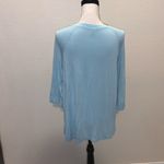 Honeydew intimates light blue stretchy 3/4 sleeves pajama shirt Photo 3