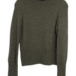 Madewell  Olive Green Wool Rolled Mock Neck Pullover Sweater Womens XXS Winter Photo 0