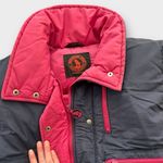 Vintage Mountain Goat by White Stag Down Ski Vest Pink & Navy Women’s Medium Photo 1