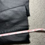 Edikted Black Faux Leather Wide Leg Pants Size Small Photo 6