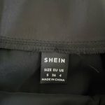 SheIn  Faux Wrap Satin Mini Skirt Photo 1