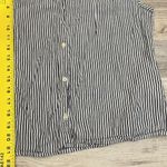 Old Navy Navy Blue & White Striped Sleeveless Button Down Women’s Shirt Small Photo 10