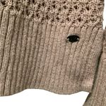 American Eagle  Outfitters Dusty Pink V-Neck Long Sleeve Sweater Size S Photo 6