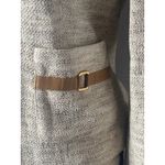 St. John  Collection Blazer Jacket Gold Metallic Tweed  Sz 8 3 Button Front EUC Photo 2