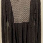 Anthropologie THML Knit Charcoal Grey Mini Dress Photo 0