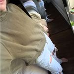 ZARA Cropped Sweatshirt Photo 3