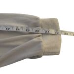 POL Womens Long Sleeve Tie Dye White Brown Long Sleeve Top Medium V-Neck Slouchy Photo 7