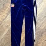 Paul Frank  Blue Velour Track Pants with Stripes size Large Photo 0