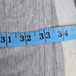 Umgee ‎ Heather Gray Striped & Solid Grommet Lace Tie Up Knit Tunic Dress L Photo 6