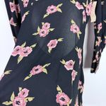 Flynn Skye NWT Elena Mini Dress Night Heavens Floral Long Sleeve Black Size XS Photo 6