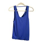 Handful Bras Scoop Neck Tank Top | Spacedye Blue | Small Photo 2