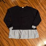ZARA  navy sweatshirt top Photo 0