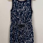 Athleta Rincon Abstract Print Mini Dress Womens XS Blue Active Activewear Casual Photo 4