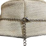 Rhinestone Crystal Floral Pendant Necklace 26" Bridal Wedding Statement Silver Photo 4