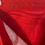 Talbots Flawless Skinny Ankle Scalloped Hem Capri in Red Size 12 Photo 3