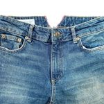 ZARA jeans Mid Rise Straight leg Medium Blue Wash 2X26 Photo 7