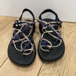 Chacos Chaco Womens Size 9 ZX/3 Classic Sport Sandals Strappy Blue Orange White J105532 Photo 1