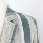Lafayette 148 NY Vangie Vertical Striped Two Button Blazer Jacket Size 2 Job Photo 5