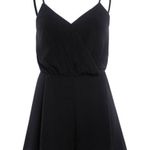 NWOT Solid Black Surplice V Photo 0