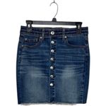 American Eagle  High Rise stretch denim Mini Skirt Size 4 Photo 0