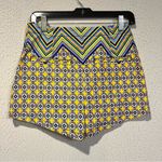 Anthropologie Maeve X  High-Waist Abstract Print Shorts size 6 Photo 4