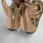 Sam Edelman Shoes Womens Size 9M Gold Tan Ginette Gladiator Sandals Cork Flat Photo 4