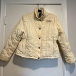 VTG Y2K Def Jam University ‘84 Women’s Sz: XL Cream Full Zip PufferJacket. Photo 0