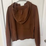 Lululemon Scuba Half-Zip Hoodie M/L Roasted Brown Photo 3