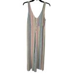 Show Me Your Mumu Small Dunaway Jumpsuit Romper Capris Striped V-Neck Sleeveless Photo 2