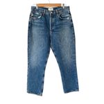 AGOLDE Riley High Rise Straight Crop Jeans Button Fly size 29 Photo 3
