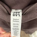 Joy Lab 7/8 Length High Rise Ribbed Seamless Leggings Size Medium brown grey Photo 4