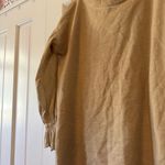 Anthropologie Pilcro by  Tan Mixed-Media Puff Sleeve Pullover Size Large Photo 7