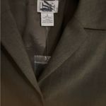 Loft Ann Taylor  Wool Blend grey button hidden Long Sleeve‎ Jacket Lined Size 8 Photo 5