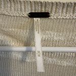 Free People  Bohemian See-Through White Long Sleeve Cardigan Photo 3