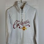 Iowa State Cyclones Woman’s Casual Zip Up Striped Active Jacket Cotton Polyester Silver Size undefined Photo 1