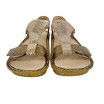 Alegria Kendra Gold Leather Luminescent Accent Sandals Size 38 8 Photo 4