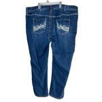 Lane Bryant Ankle Jeans Womens Plus Size 24 Blue Distressed High Rise Casual Photo 5