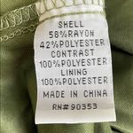 Kings Road Chic Olive Midi Dress with Button Detail Green Size 3X Photo 6