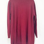 J.Crew NWT Mercantile Womens Collarless Sweater Blazer Cardigan Size L Burgundy Photo 5