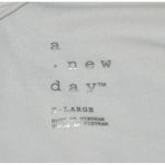 A New Day NWT Ladies White Long Sleeve Deep V-Neck Thin Knit Shirt Top Size XL Photo 5