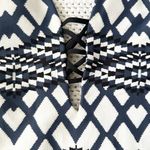 Seafolly Australia Blue White Black Modern Tribe Deep V Neck Maillot One Piece Photo 7