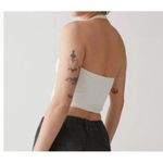 Urban Outfitters  OUT FROM UNDER Shirt Womens Sz M Halter Top Cropped Sage Green Photo 4