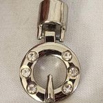 Silver Swirl Spring Stretch Fashion Belt Photo 2