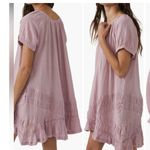 Free People NWT ENDLESS SUMMER SO SCENIC MINI DRESS Mauve Zephyr Photo 3